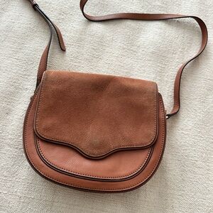 Rebecca Minkoff Chic Brown Leather Crossbody Bag